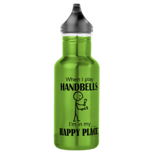 Handbells Happy Place Stainless Steel Water Bottle
