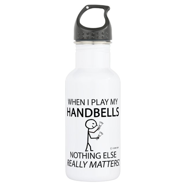 Handbells Nothing Else Matters Water Bottle (Front)