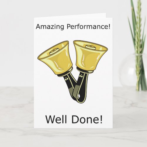 Handbells _ Performance Greetings Card