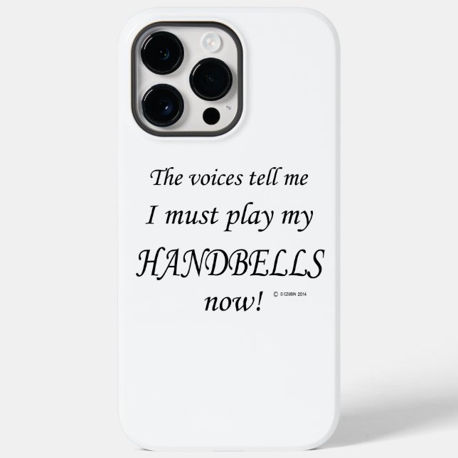 Handbells Voices Say Must Play Case-Mate iPhone Ca Case (Back)