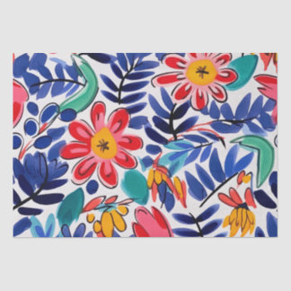 Handcrafted Folk Art-inspired Seidenpapier Tissue Paper