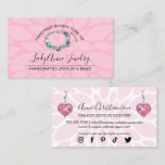 Handcrafted Jewelry and Bead Designer Business Card