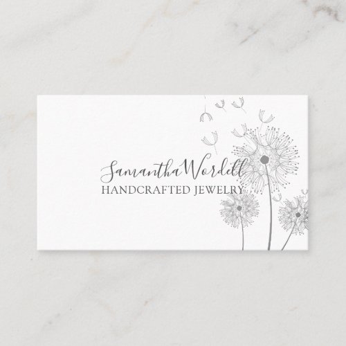 Handcrafted Jewelry Business Card