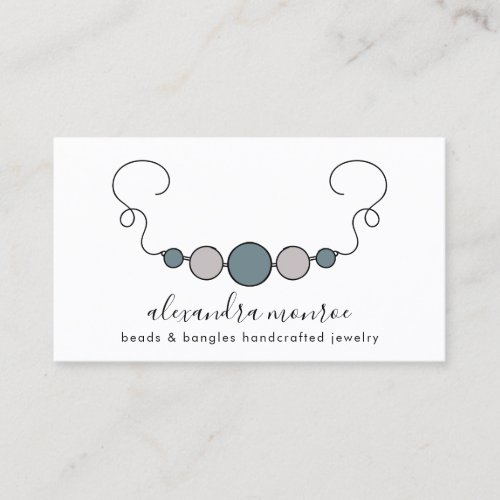 Handcrafted Jewelry Logo  Jewelry Design  Busines Business Card