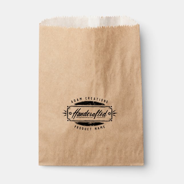 Handcrafted Personalized Label Bag (Front)
