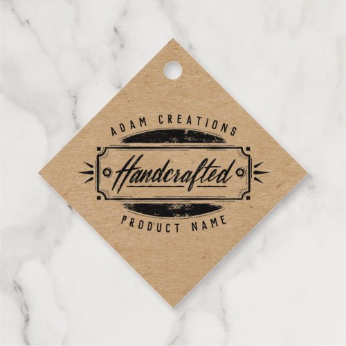 Handcrafted Personalized Label Hang Tag