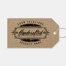 Handcrafted Personalized Label Hang Tags