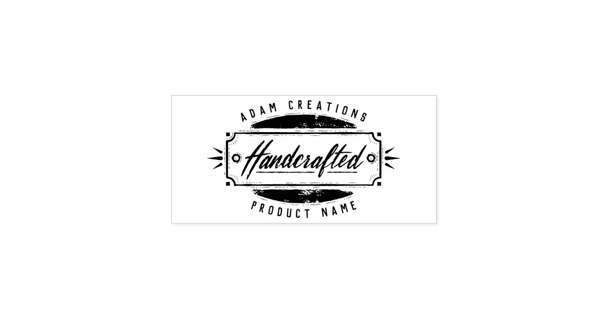 Handcrafted Personalized Label Stamp