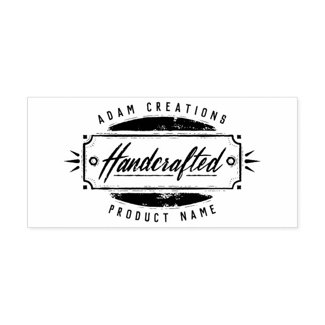 Handcrafted Personalized Label Stamp (Design)