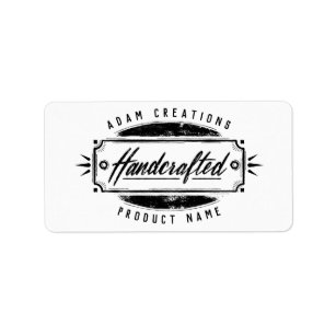 Handcrafted Personalized Label Stickers