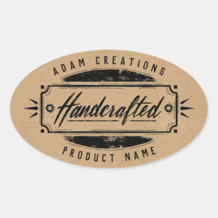 Handcrafted Personalized Label Stickers