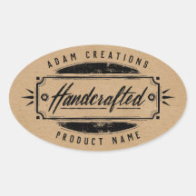 Handcrafted Personalized Label Stickers