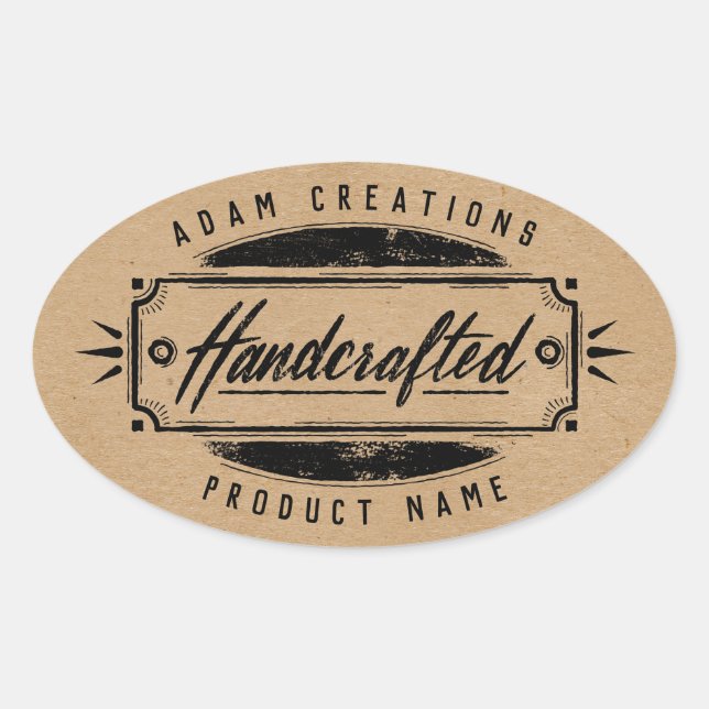 Handcrafted Personalized Label Stickers (Front)