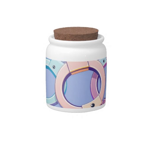 Handcuffs Candy Jar