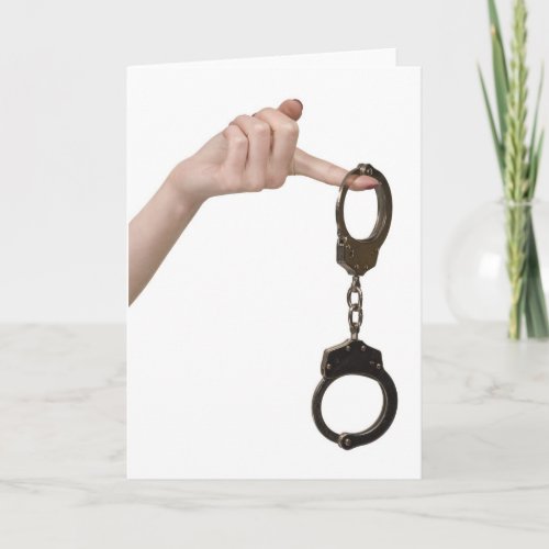 Handcuffs Card