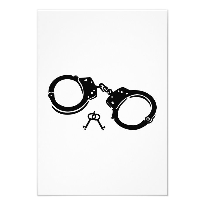 Handcuffs keys invites