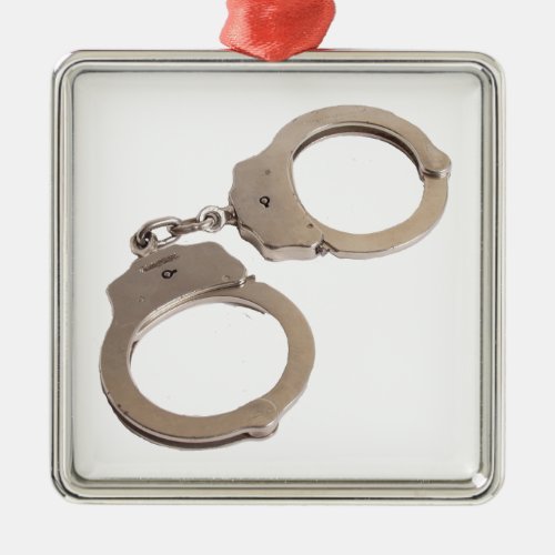 Handcuffs Metal Ornament