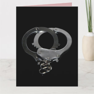 HANDCUFFS PRISONER OF LOVE KINKY SPOUSE CARDS