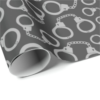 Handcuffs Wrapping Paper