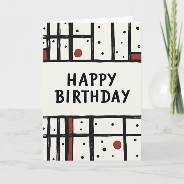 Handdrawn Birthday Card (Front)