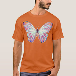 Handdrawn Light Pastel Pink Shiny Holographic Morp T-Shirt