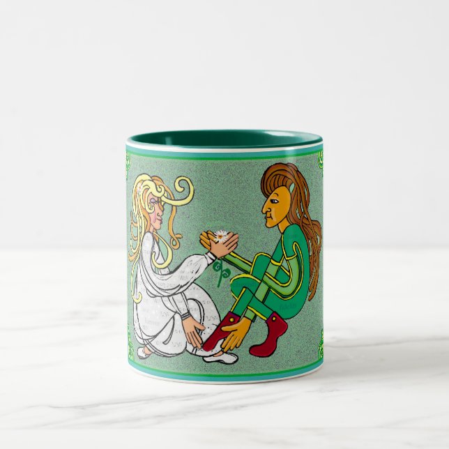 Handfast marriage Two-Tone coffee mug (Center)