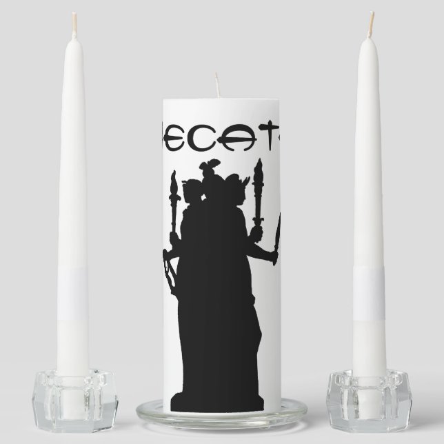 handfasting candle of hecate! (Front)