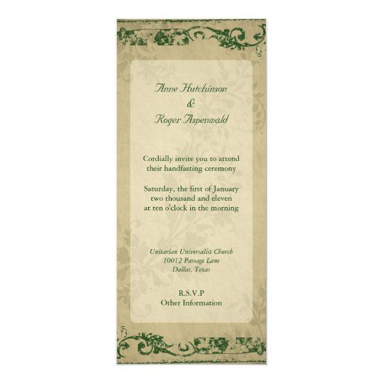 Handfasting Invitation | Zazzle.com