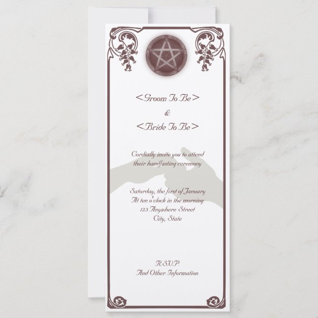 Handfasting Invitation (Front)
