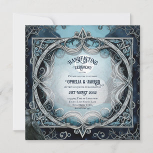 HANDFASTING INVITATIONS DRUID CELTIC WICCA MOON