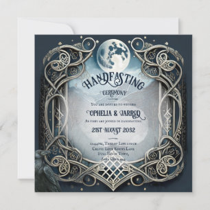 HANDFASTING INVITATIONS DRUID CELTIC WICCA MOON