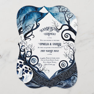 HANDFASTING INVITATIONS DRUID CELTIC WICCA MOON