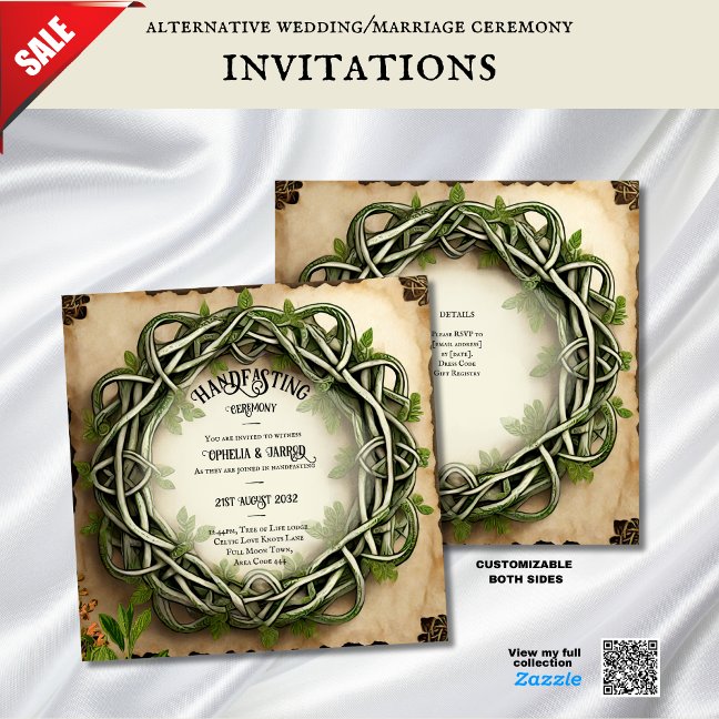 HandFasting Ceremonies Invites Cards and More!: Designs & Collections ...