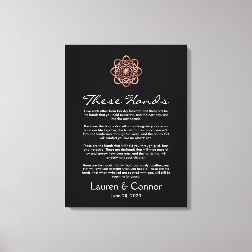 Handfasting Irish Wedding Keepsake Celtic Knot Canvas Print Zazzle