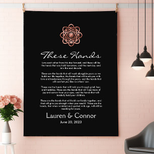 Handfasting Irish Wedding Keepsake Celtic Knot Tapestry