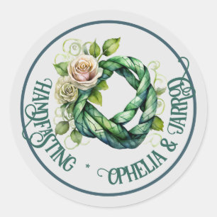 HANDFASTING STICKERS FOR FAVORS ENVELOPES CORD