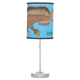Handfish cartoon illustration table lamp