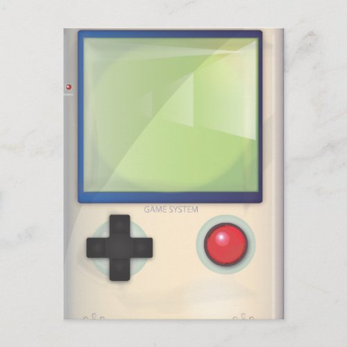 Handheld Game Console Postcard
