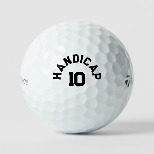 Handicap Adjustable Value Golf Balls