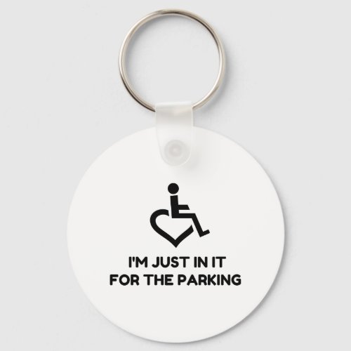 Handicap Parking Keychain