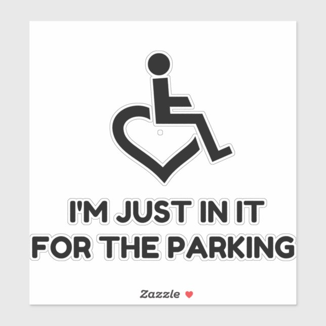 Handicap Parking Sticker (Sheet)