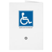 Handicap Sign (Back)