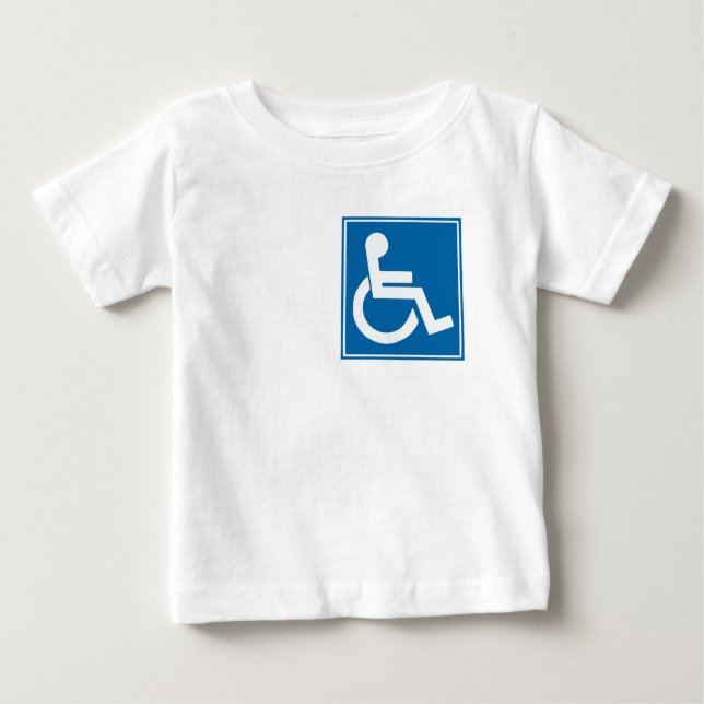 Handicap Sign Baby T-Shirt (Front)