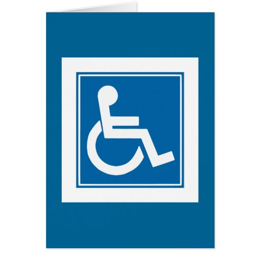Handicap Sign Cards (Front)