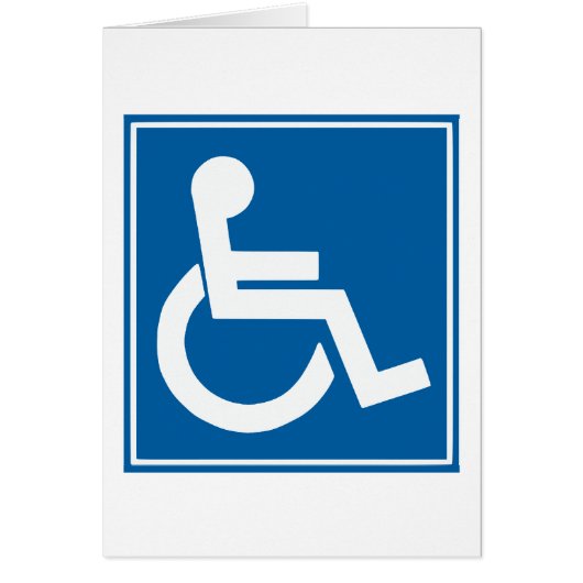 Handicap Sign Cards (Front)