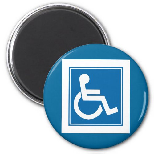 Handicap Sign Magnet