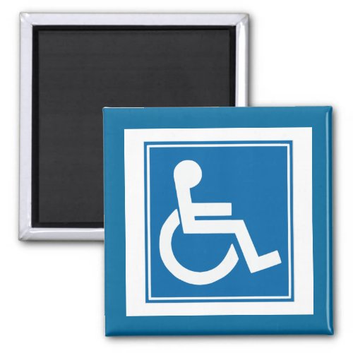Handicap Sign Magnet