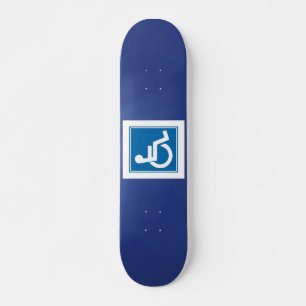 Handicap Sign Skateboard Deck