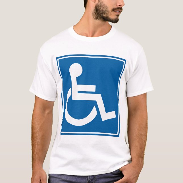 Handicap Sign T-Shirt (Front)