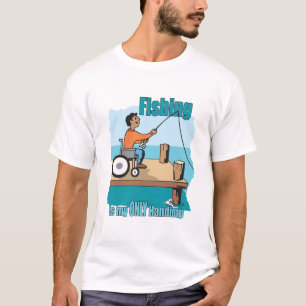 Handicap Wheelchair Fishing T-Shirt